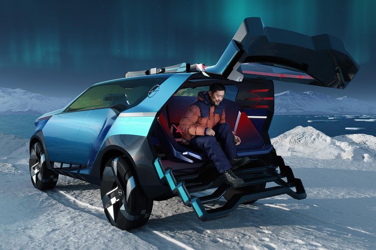 Новый Nissan Hyper Adventure, электромобиль Nissan, кроссовер Nissan