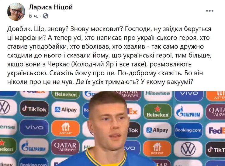 Лариса Ницой, Артеме Довбик