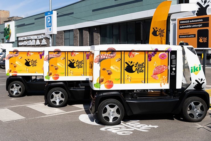 Беспилотники Clevon, беспилотные авто, беспилотная доставка, доставка продуктов, служба доставки