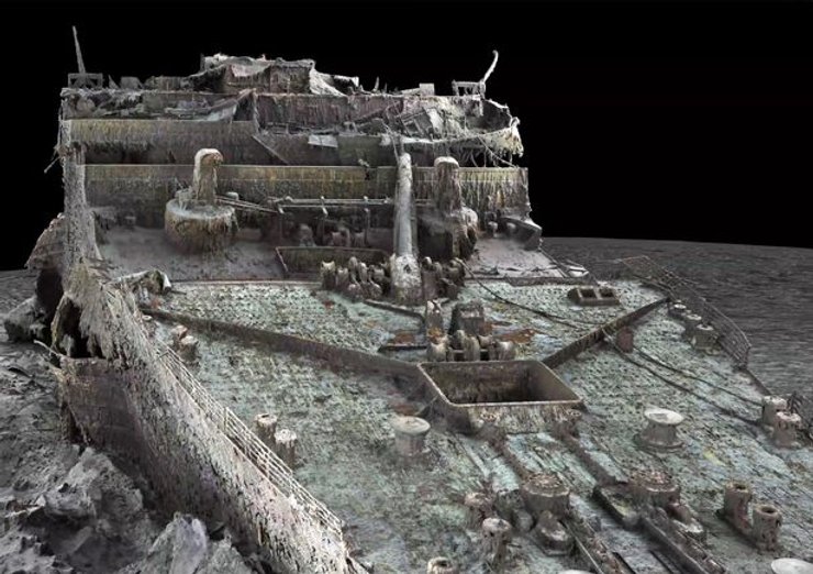 Затонувший "Титаник"