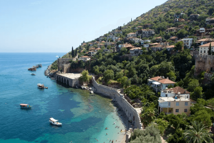 Пляж в Турции