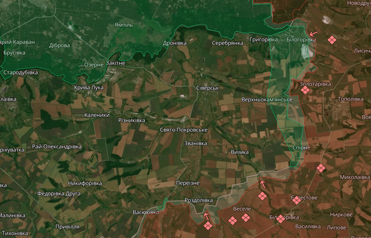 Карта бойових дій