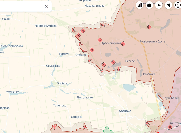 ВС РФ, российские оккупанты, ВСУ, Силы обороны, война РФ против Украины, Авдеевское направление, Степовое