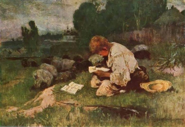 Картина Ивана Труша "Детство Тараса Шевченко"