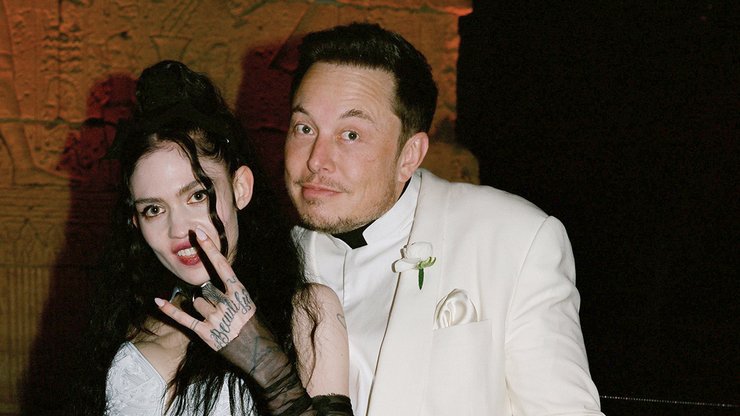 Граймс и Илон Маск