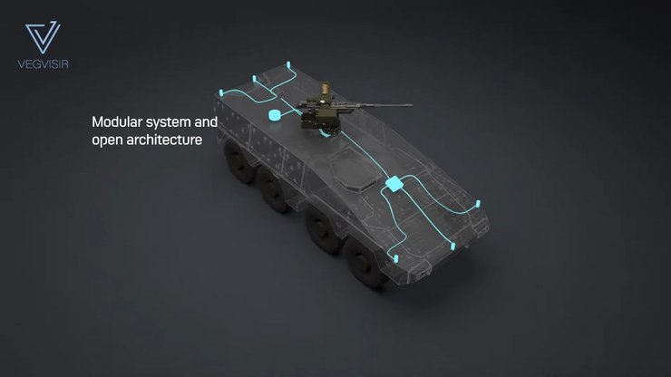 Vegvisir, система датчиков, БТР