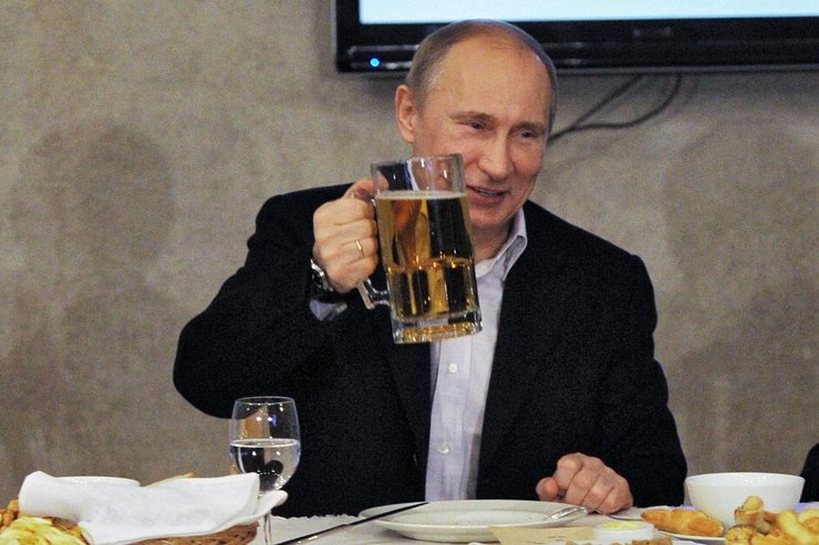 Путин, пиво