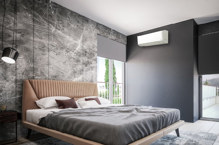 кондиционер daikin Кондиционер Daikin в спальне