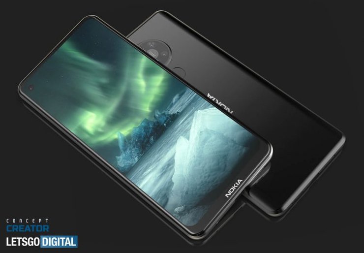Приблизительно так будет выглядеть Nokia 7.3 