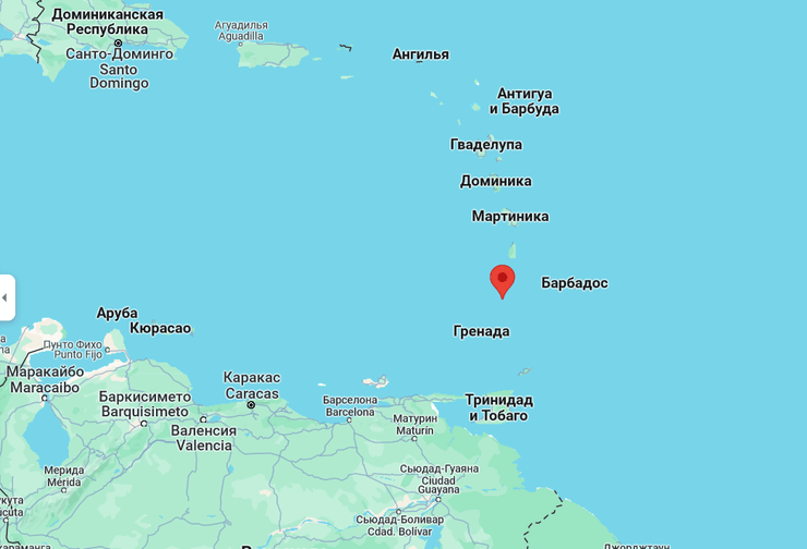 карта, острів Мюстік