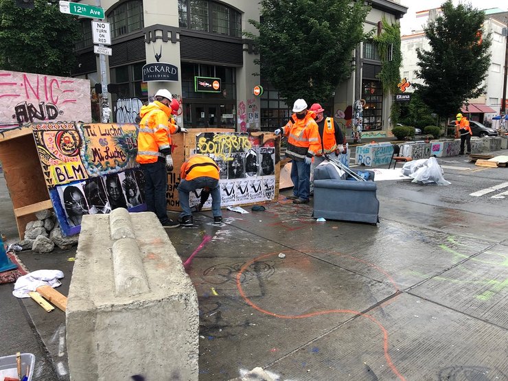 сиэтл, зачистка, автономная зона