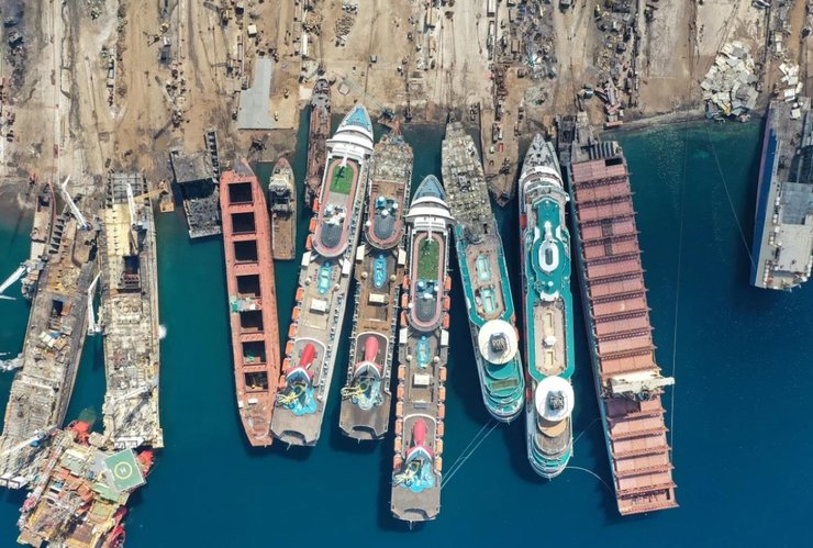 утилизация круизных лайнеров