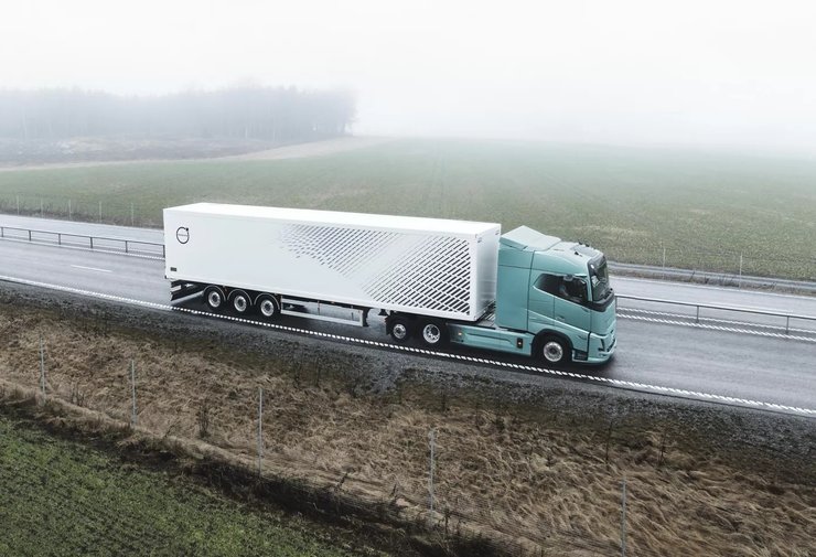 грузовик вольво, Volvo FH Aero Electric, Volvo FH, Новый Volvo FH, электромобиль Volvo, электромобиль Volvo