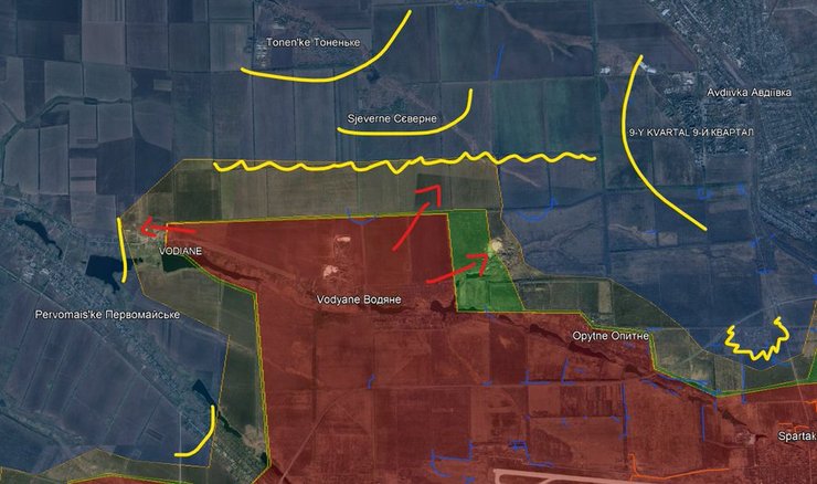 Авдеевка — ситуация возле Северного