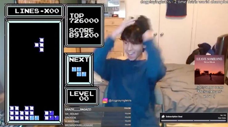 Що стається у фіналі гри в тетріс, останній рівень гри в тетріс, рекорд, досягнення, титул, курйози