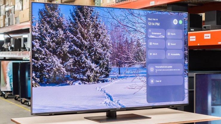 Телевізор Sharp 4TC75FV1U 4K у випробувальній лабораторії