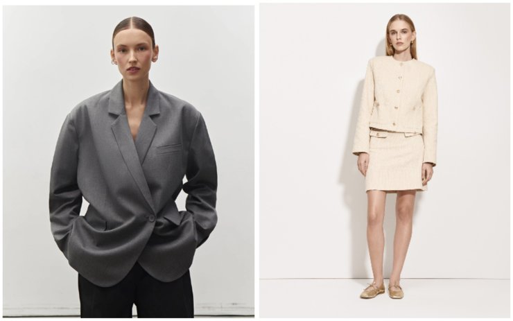 Жакеты с акцентными плечами