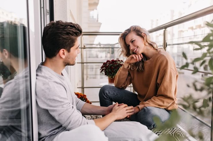 пара, хлопець, дівчина, спілкування