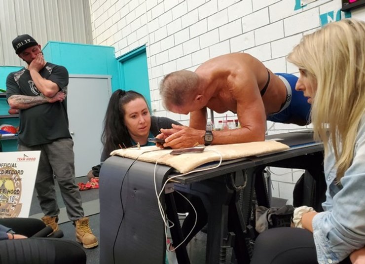 Рекорд по стоянию в планке