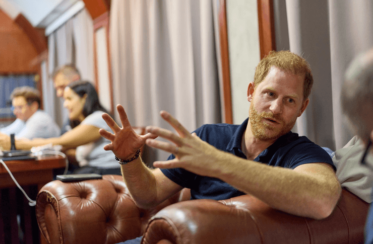 Принц Гарри по дороге в Киев