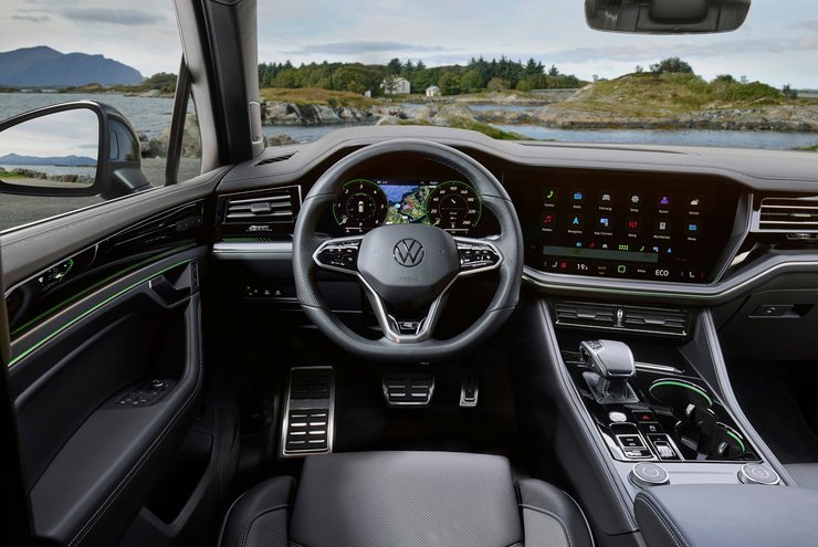 салон Volkswagen Touareg, Volkswagen Touareg 2024, новий Volkswagen Touareg, кросовер Volkswagen