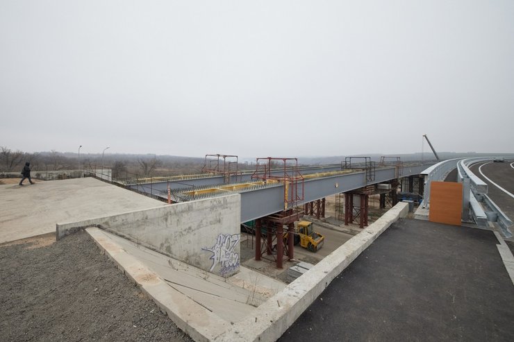 Запорожье, мост, строительство