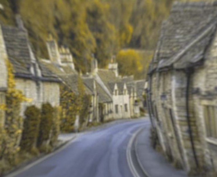 Так бачить містечко Котсуолдс собака