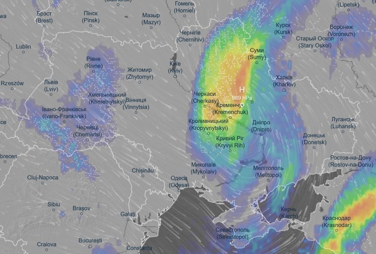 В конце апреля в Украине ожидаются заморозки и снег в конце апреля