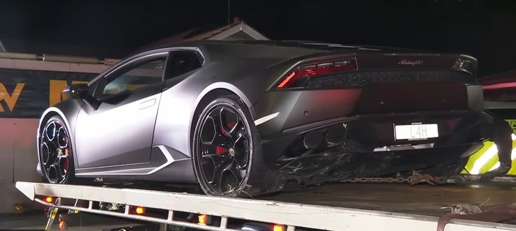 Lamborghini Huracan, суперкар Lamborghini, розбитий Lamborghini