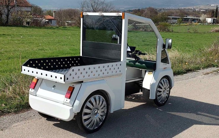 грузовой электровелосипед, Gloubos Ilos, электрический велосипед,