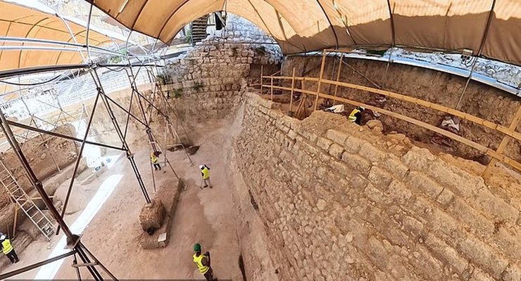 иерусалим раскопки стена