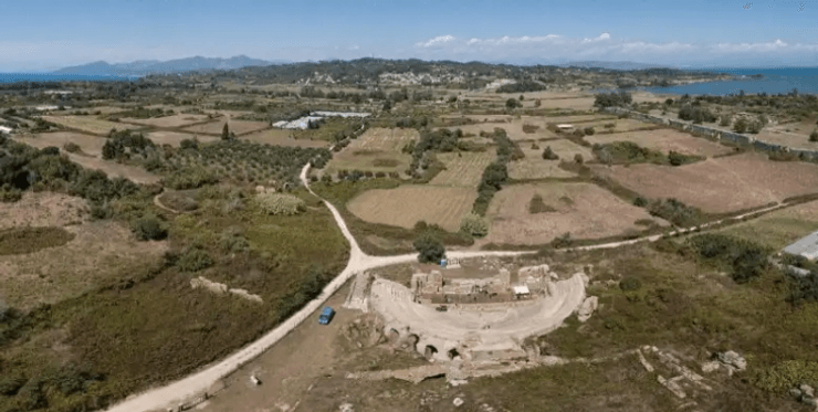 Нікополь, Стародавня Греція, розкопки, храм, археологія, імператор август, знахідка