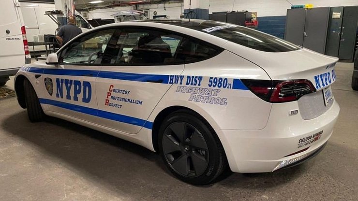 Tesla Model 3, электромобили Tesla, электрокары Tesla, полицейская Tesla