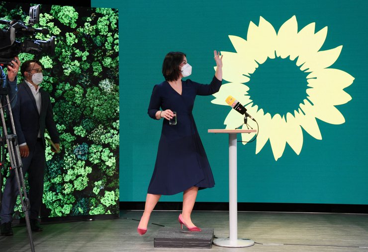 Анналена Бербок, партия Зеленых, выборы в Германии, канцлер Германии