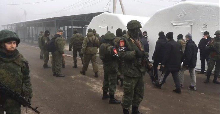 обмен пленными, КПВВ Майорское