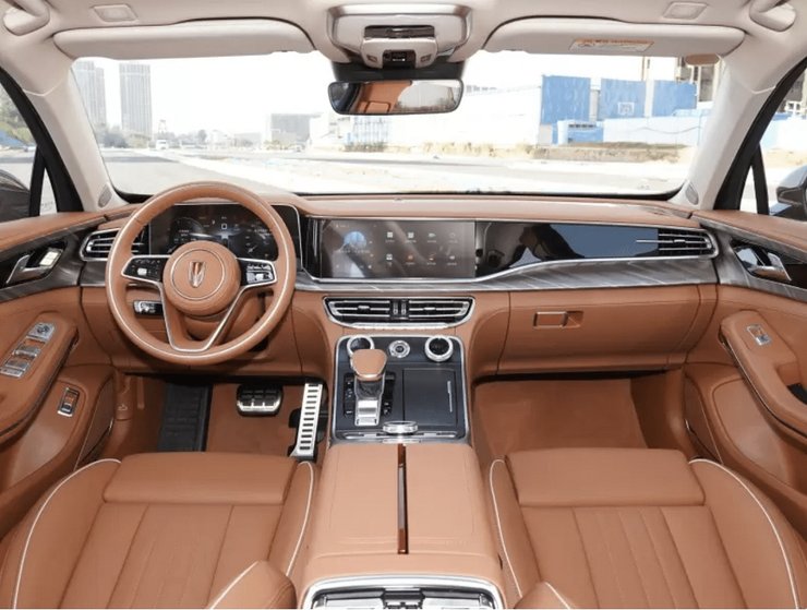 салон Hongqi H9 2024, Hongqi H9, новый Hongqi H9