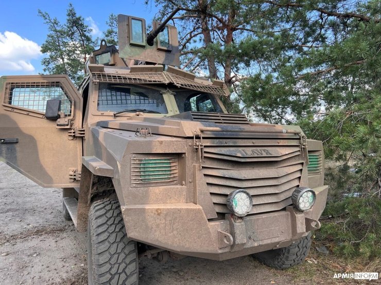 саудовский броневик в ВСУ