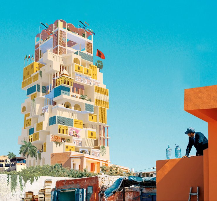 эмигранты, Марокко Швеция, город будущего, небоскреб