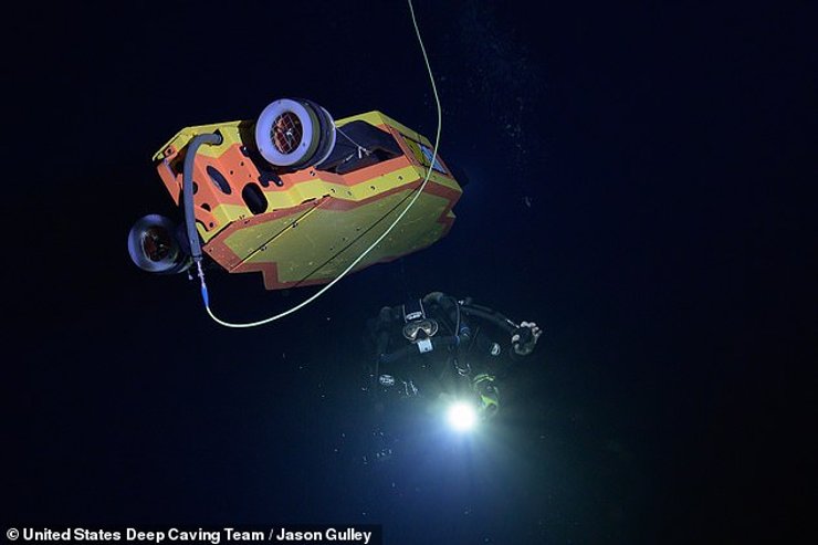 пещера, исследование, дрон