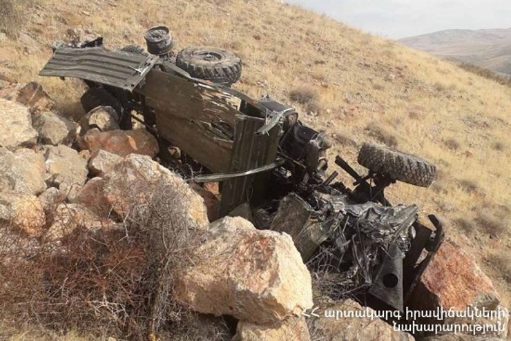 У Вірменії у смертельну ДТП потрапила вантажівка ФСБ РФ