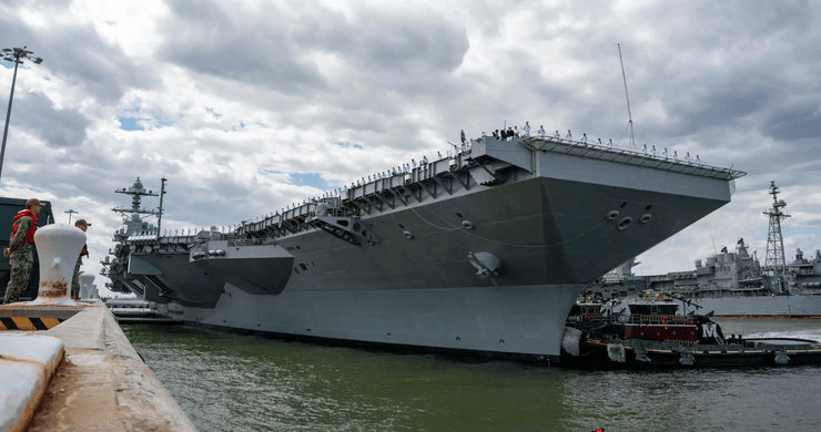 первая миссия авианосца gerald ford