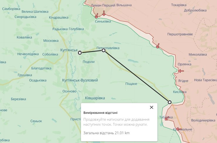 Табаевка, 2 февраля, ВС РФ, карта