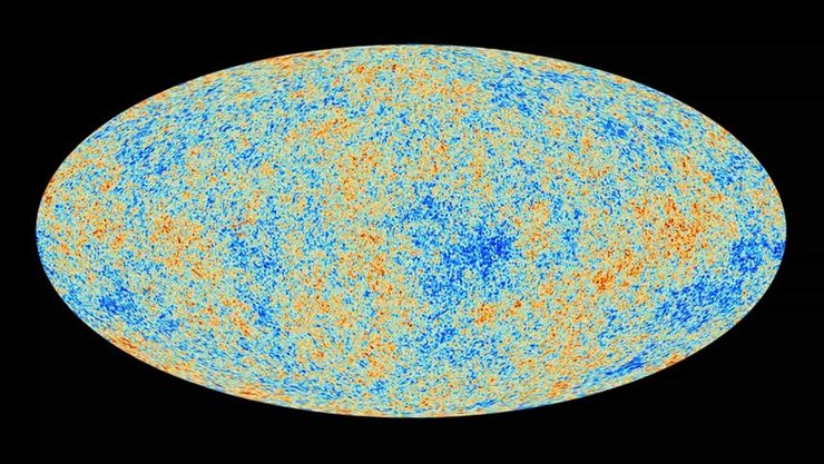 космос, иллюстрация, реликтовое излучение