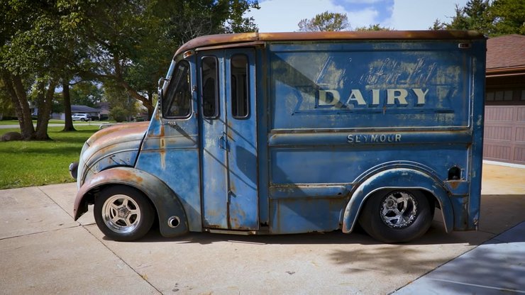 Divco 374, авто для драгрейсинга, гоночное авто, гоночный молоковоз, гоночный фургон