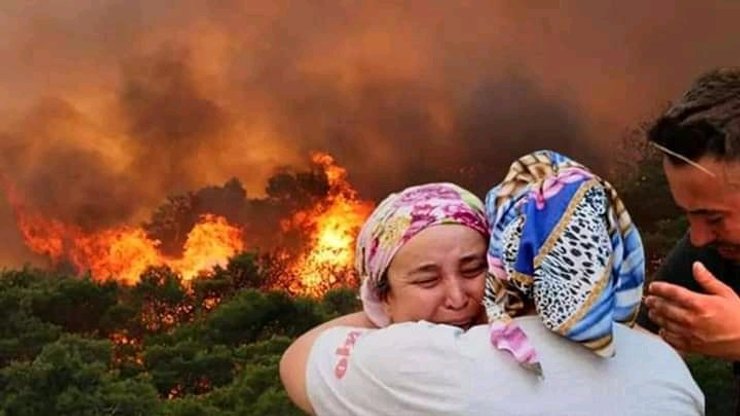 Пожар в Турции