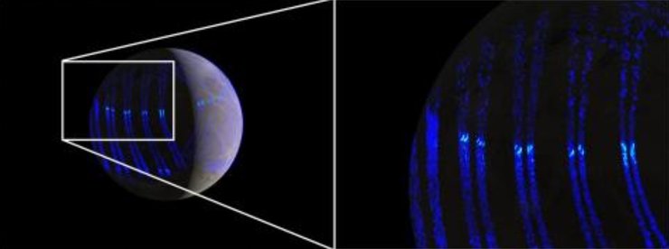 Ганімед полярне сяйво