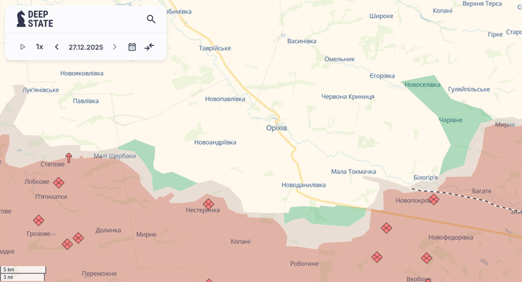 Ореховское направление карта