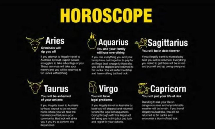 гороскопы, Австралия, нелегалы