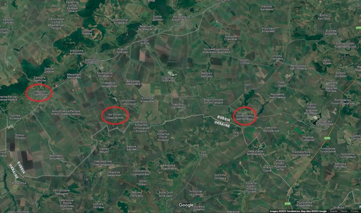 Бєлгородська область карта