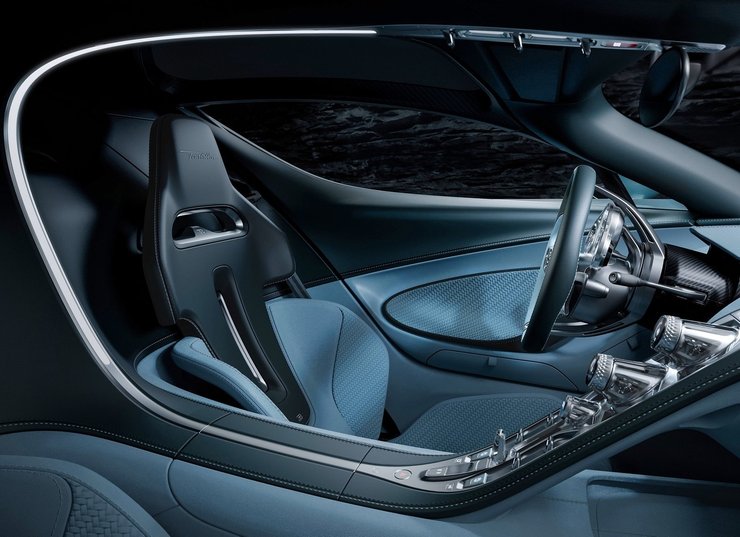 салон Bugatti Tourbillon, Bugatti Tourbillon, новый Bugatti Tourbillon, суперкар Bugatti